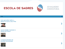 Tablet Screenshot of escoladesagres.org